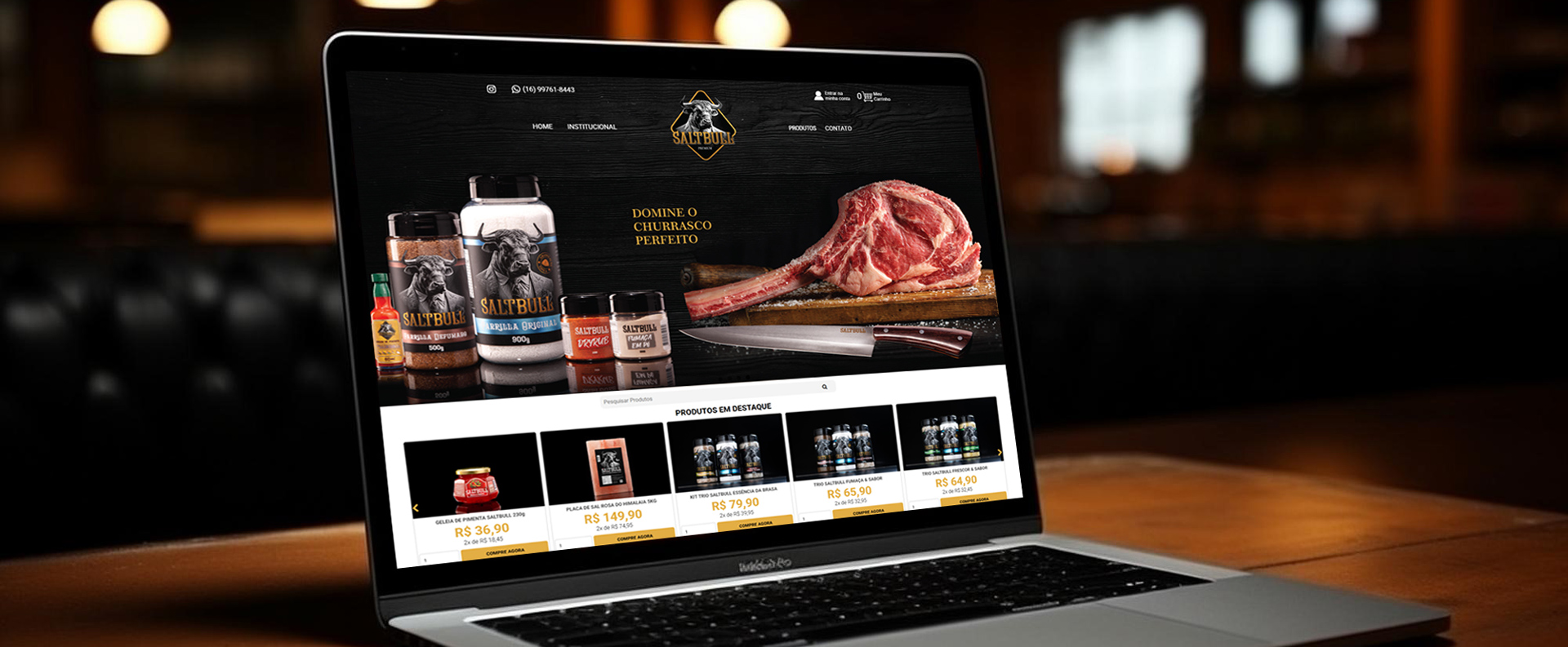 Banner do Projeto E-commerce Saltbull